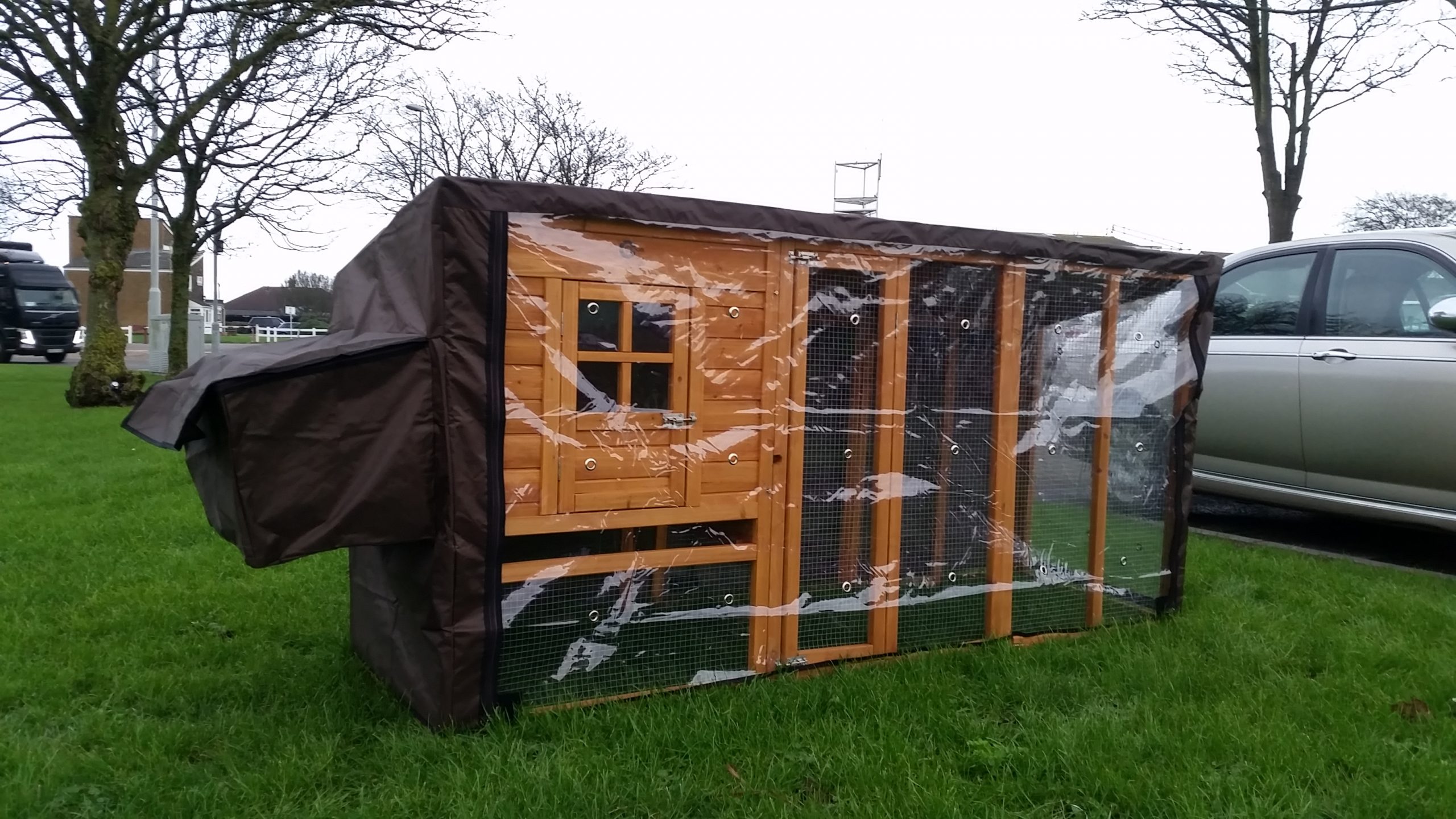 Chicken Coop Thermal Rain Sun Winter Cover Coops & Hutches UK