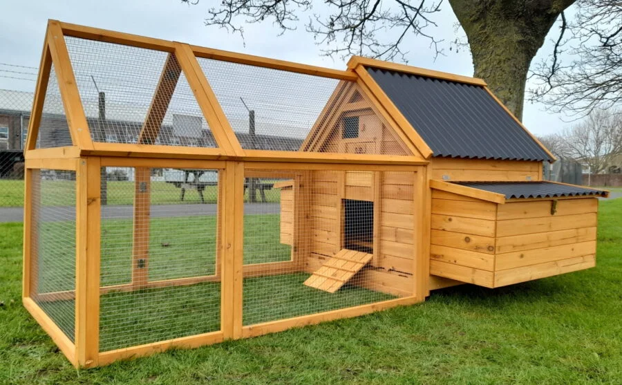 XL Sunshine 6-8 Birds Chicken Coop With Run - Image 4